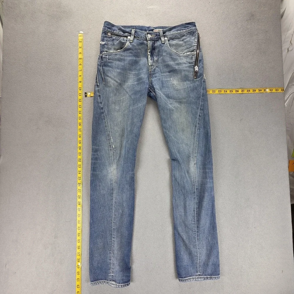 Vintage Levis Engineered Jeans Mens Blue Twisted‎ Zip Pocket Fits 31x33